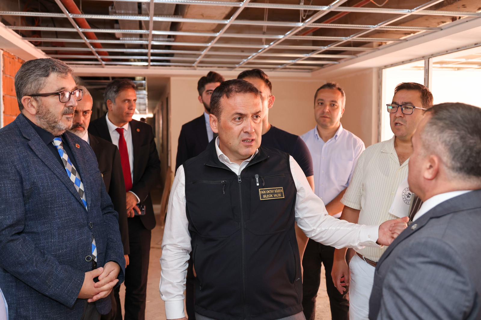 Kredi ve Yurtlar Kurumu Yurt İnşaatında İncelemelerde Bulunuldu